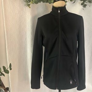 Spyder Ladies Black Core Sweater Zip-Up Large